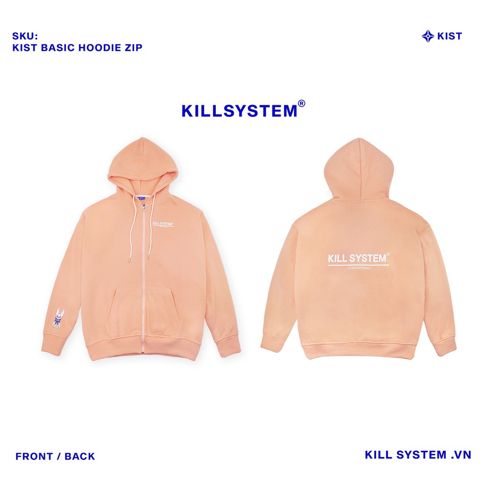 [Mã FAGREEN1505 giảm tới 30K đơn 99K] [KILL SYSTEM] ÁO KHOÁC HOODIE ZIP NHIỀU MÀU | BigBuy360 - bigbuy360.vn