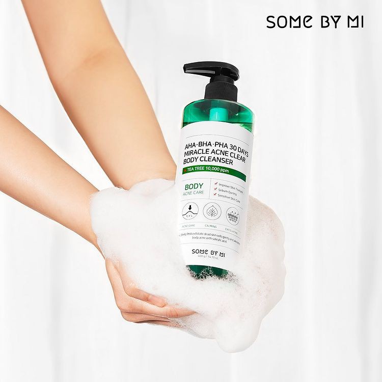 Sữa tắm giảm mụn thần kì Some By Mi AHA-BHA-PHA 30 Days Miracle Acne Clear Body Cleanser 400gr - Khongcoson