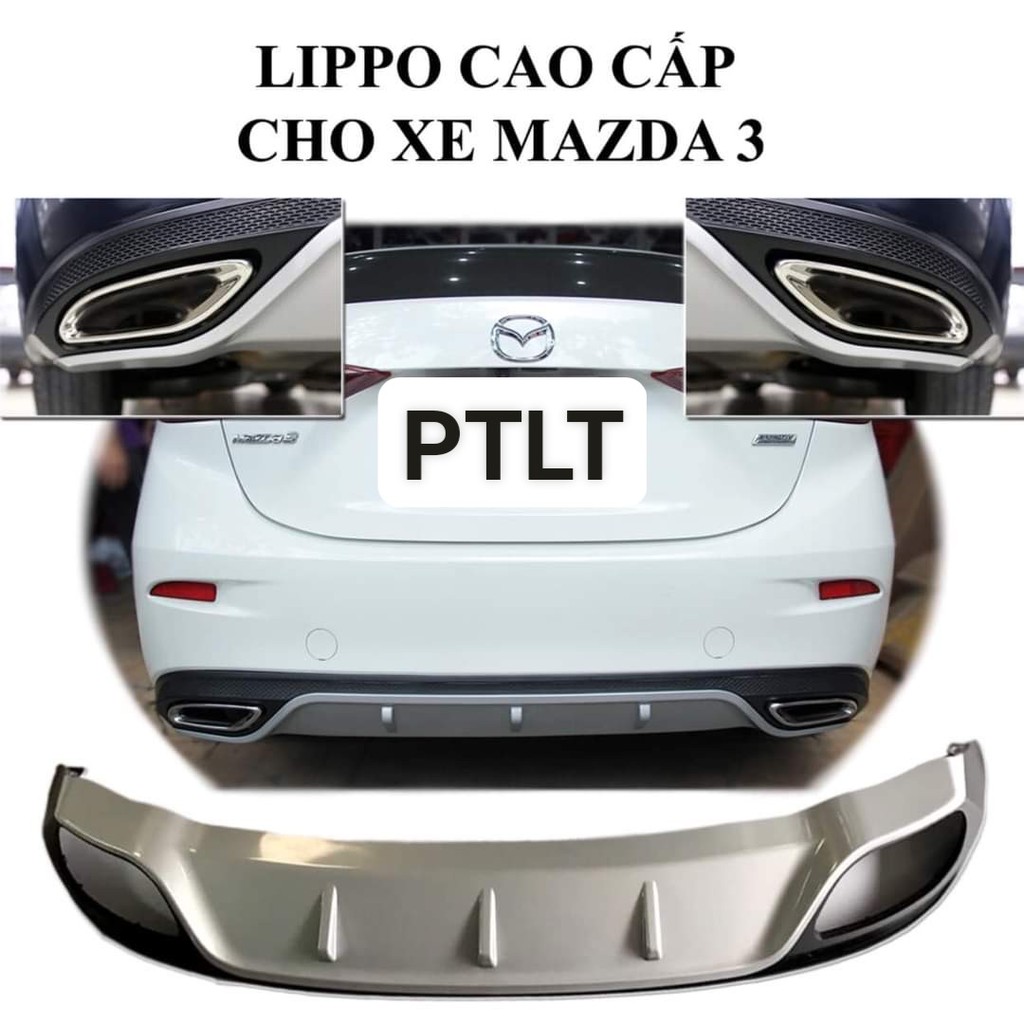 Lippo Mazda 3 2015-2019 kiểu mẹc mạ màu bạc
