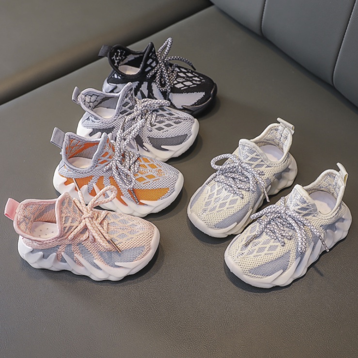 Giày Thể Thao Cho Bé Trai Bé Gái - Giày Trẻ Em Kiểu Lưới Thoáng Khí Bạch Tuộc [D-2]