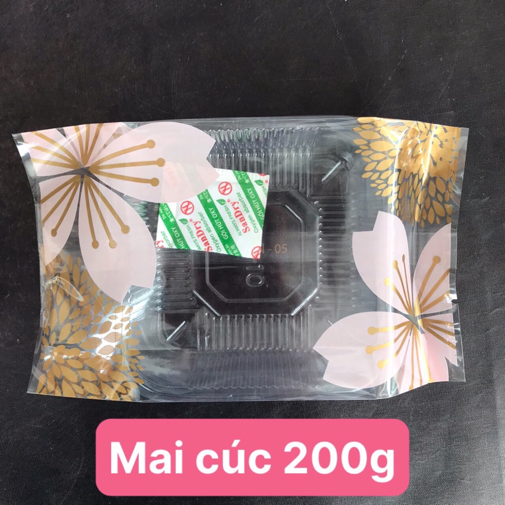 Bộ 10 túi ép đựng bánh trung thu 150g/200g mẫu tùy chọn