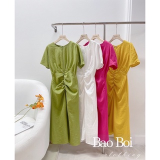 Váy đũi rúm eo dáng dài siêu xinh