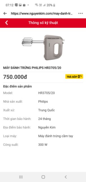 Máy đánh,  nhào,  trộn đa năng cầm tay