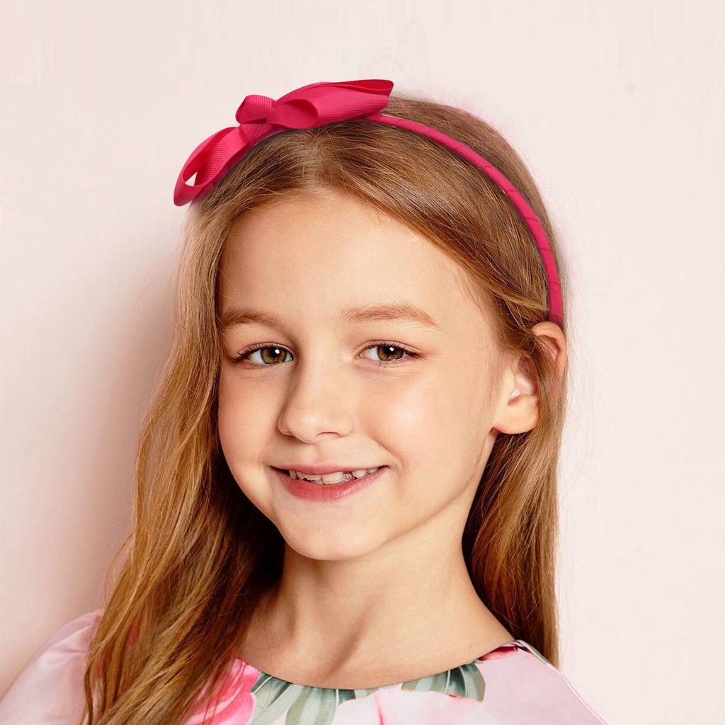 Băng đô KIDSBOWS phối nơ 1 màu dễ thương dành cho bé gái