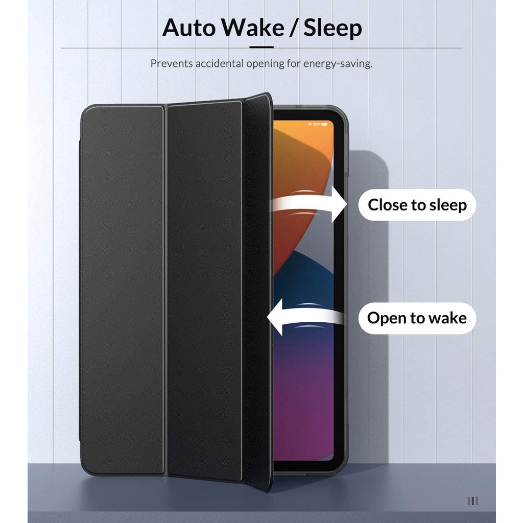 Bao Da Máy Tính Bảng Mềm Có Giá Đỡ Có Ngăn Đựng Bút Cảm Ứng Cho iPad Air 5th / 4th Gen10.9 Inch 2022 / 2020 / iPad 2nd