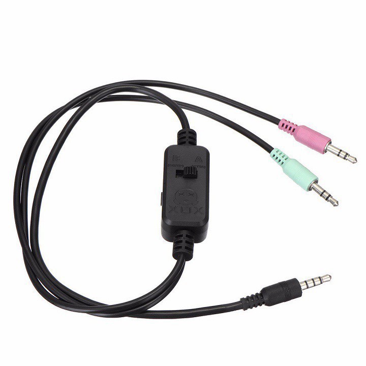 Dây Live Stream 3 Màu XOX MA2 Audio Adapter - Giắc Live Stream Thu Âm Cao Cấp Chính Hãng