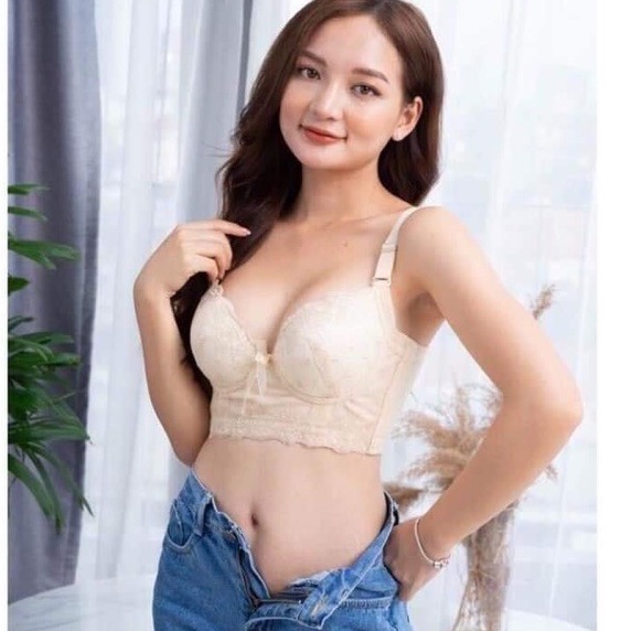 Áo lót Bra corset che mỡ lưng, mỡ nách có gọng bản to đệm mỏng