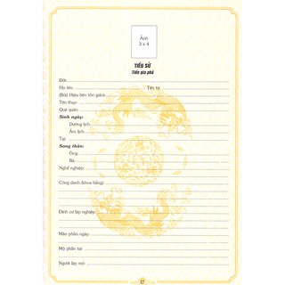 Sách - Gia Phả Dòng Tộc (Tái Bản)