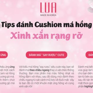 Phấn Má Hồng Hàn Quốc LUA Cusion Bluser