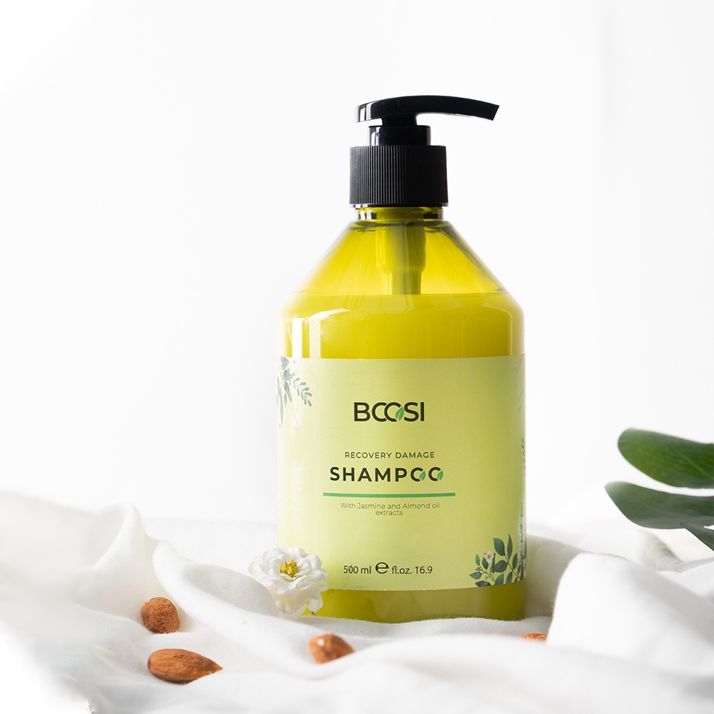 Dầu gội dưỡng sinh Bcosi phục hồi tóc hư tổn và bảo vệ da đầu Bcosi Recovery Damagae Shampoo 500/1000ml