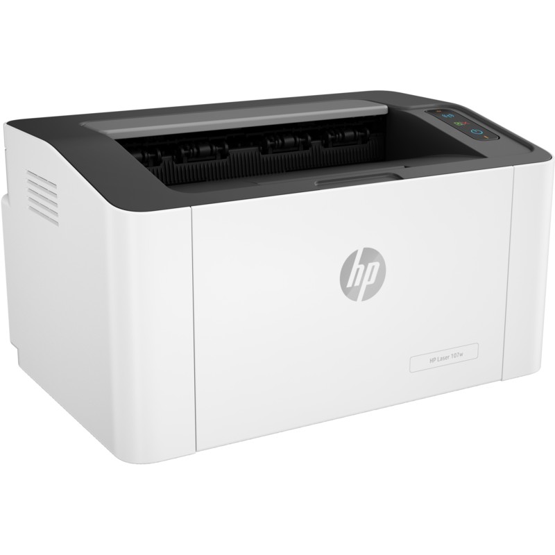Máy in Laser trắng đen HP 107w Printer (In, Wifi, Trắng) 4ZB78A - Hàng Chính Hãng