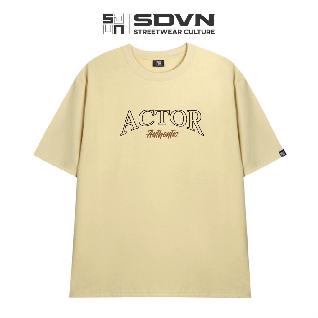 Áo Thun Unisex Nam Nữ Form rộng Local Brand SDVN Actor