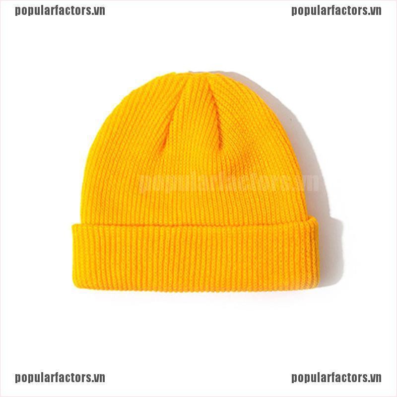 Mũ beanie Trơn Giữ Ấm Mùa Đông Thời Trang Cho Nam Nữ