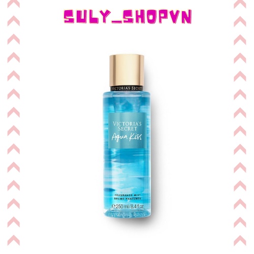 Body mist xịt thơm toàn thân Aqua Kiss Victoria Secret khử mùi cơ thể 250ml