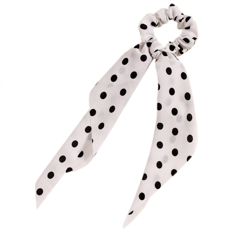 Dây Buộc Tóc Ruy Băng Dài In Họa Tiết Hoa Thời Trang