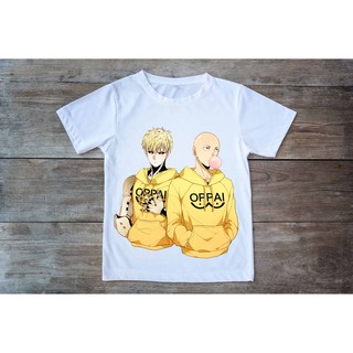 Áo thun in hình Saitama và Genos