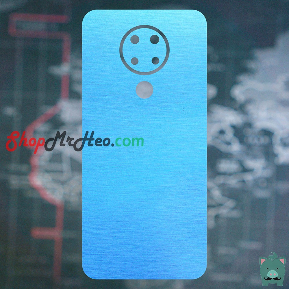 Skin Dán Mặt Sau Lưng Vân Nhôm Nokia 3.4 - Nokia 5.4