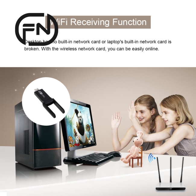 Usb 3.0 Wifi Băng Tần Kép 5ghz 2.4ghz 802.11ac Rtl8812Bu | BigBuy360 - bigbuy360.vn