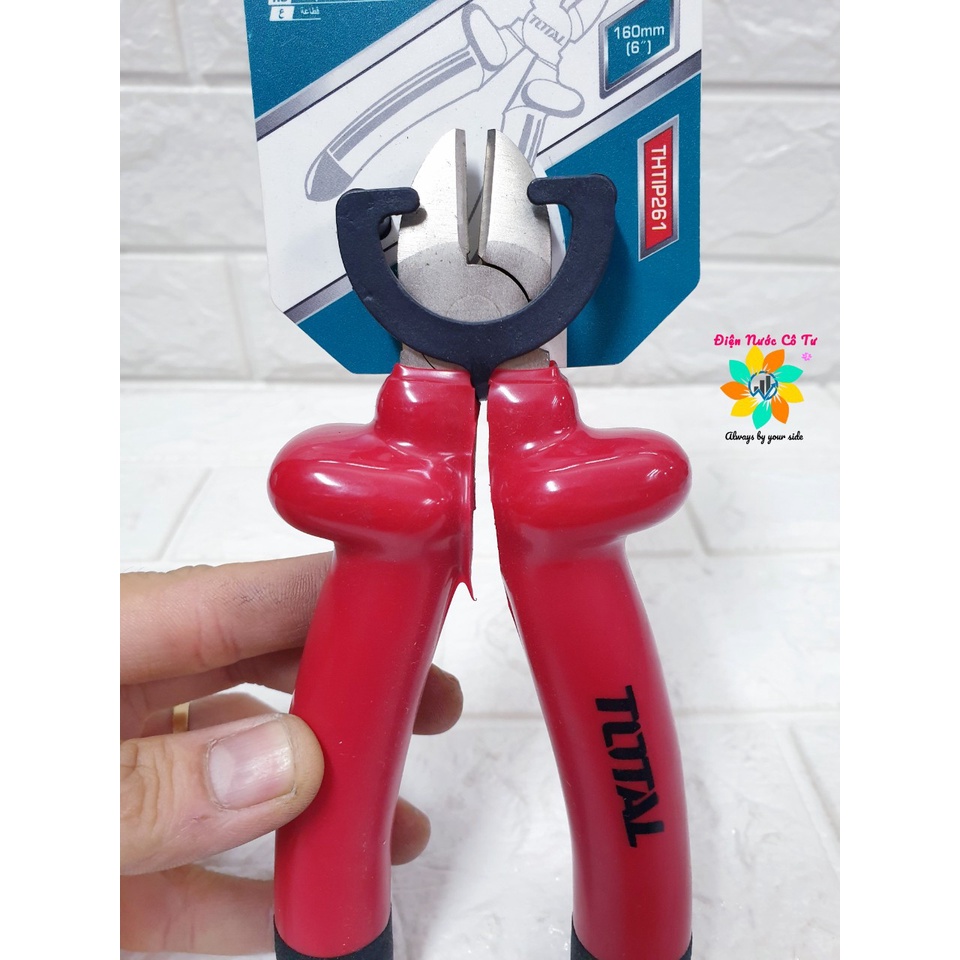 Kìm cắt cách điện cao cấp 6inch Total THTIP261