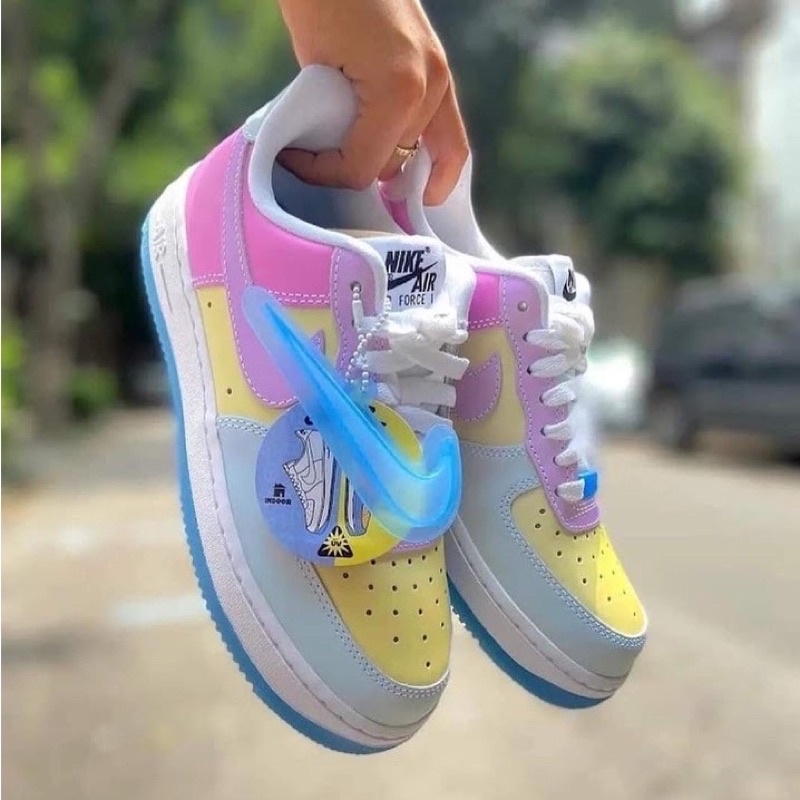 Giày AF1 Đổi Màu Đế UV Hàng Cao Cấp Full Box Hộp | BigBuy360 - bigbuy360.vn