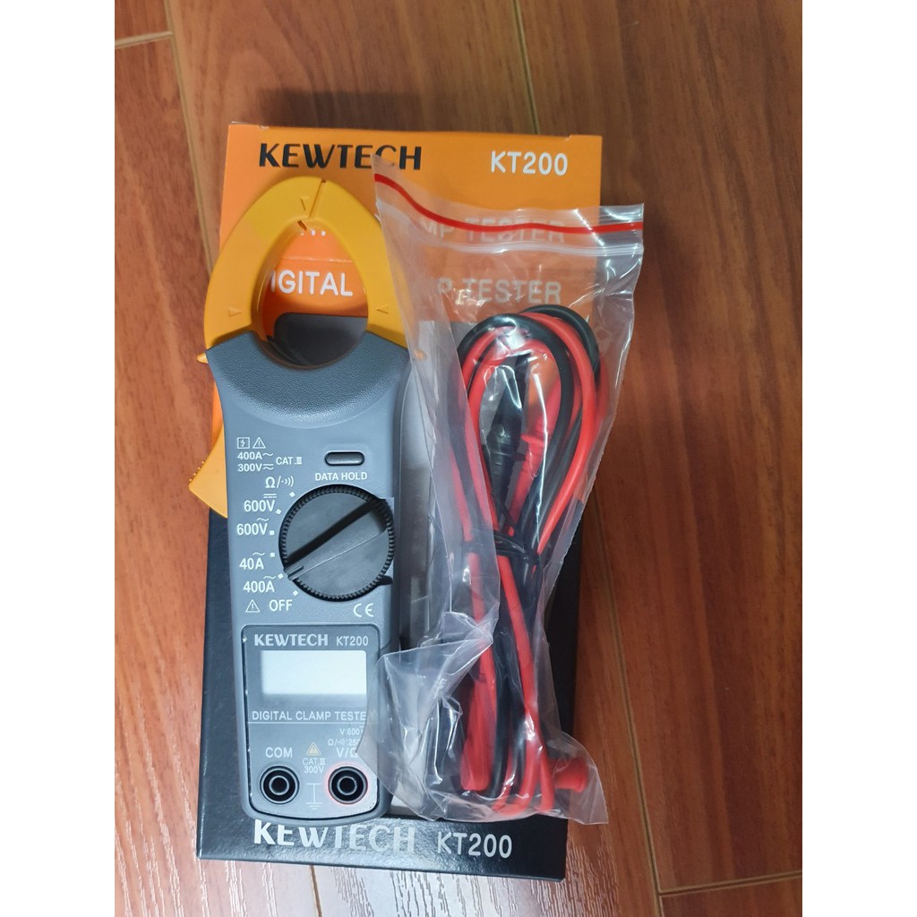 Ampe kìm Kyoritsu Kewtech KT200 (made in Thailand)- Hàng chính hãng, bảo hành 12 tháng