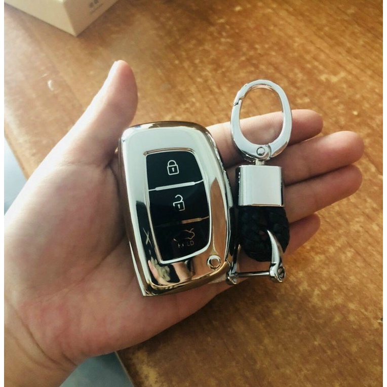 Bao Đựng Chìa Khóa Xe Elantra, Tucson , I10 kèm móc treo MTG