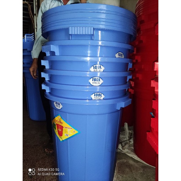 Thùng nhựa tròn 100 lít, 70 lít  cao cấp loại 1