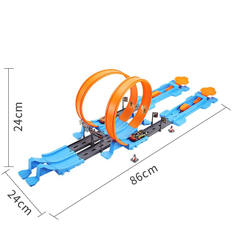 HOT WHEELS Bộ Đồ Chơi Xe Đua Bằng Kim Loại Cho Bé