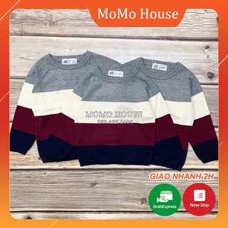 [FS + Hoàn 30k Xu] Áo Len Cho Bé Phối Màu Cá Tính