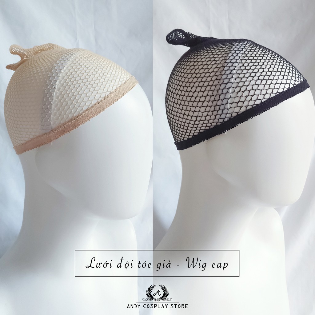 [CÓ SẴN] Wig cap đen/nude - Lưới đội tóc giả