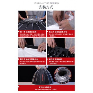 Softbox thao tác nhanh jinbei KE deep 120