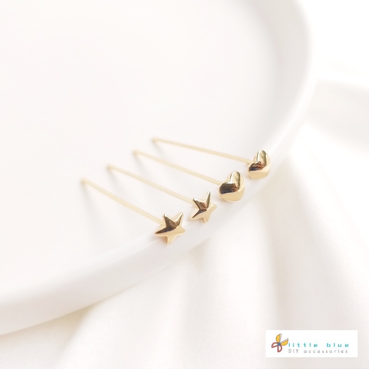 Kim Chữ T Mạ Vàng 14K Nhiều Màu Sắc