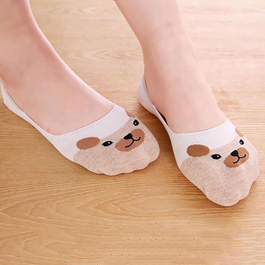 Vớ giấu chân họa tiết động vật dễ thương cho nữ