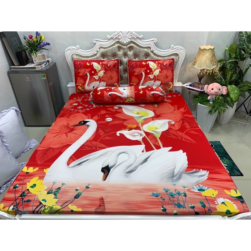 Drap thun lạnh 5D cao cấp ( 3 màu)