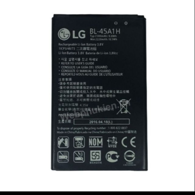 PIN LG K10 (K410A) CHÍNH HÃNG, DUNG LƯỢNG 2300MAH bảo hành 6 tháng