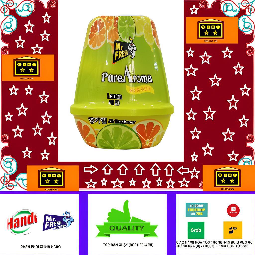 Sáp thơm phòng khử mùi PureAroma Mr. Fresh 180g - 220g (6 Hương thơm mới)