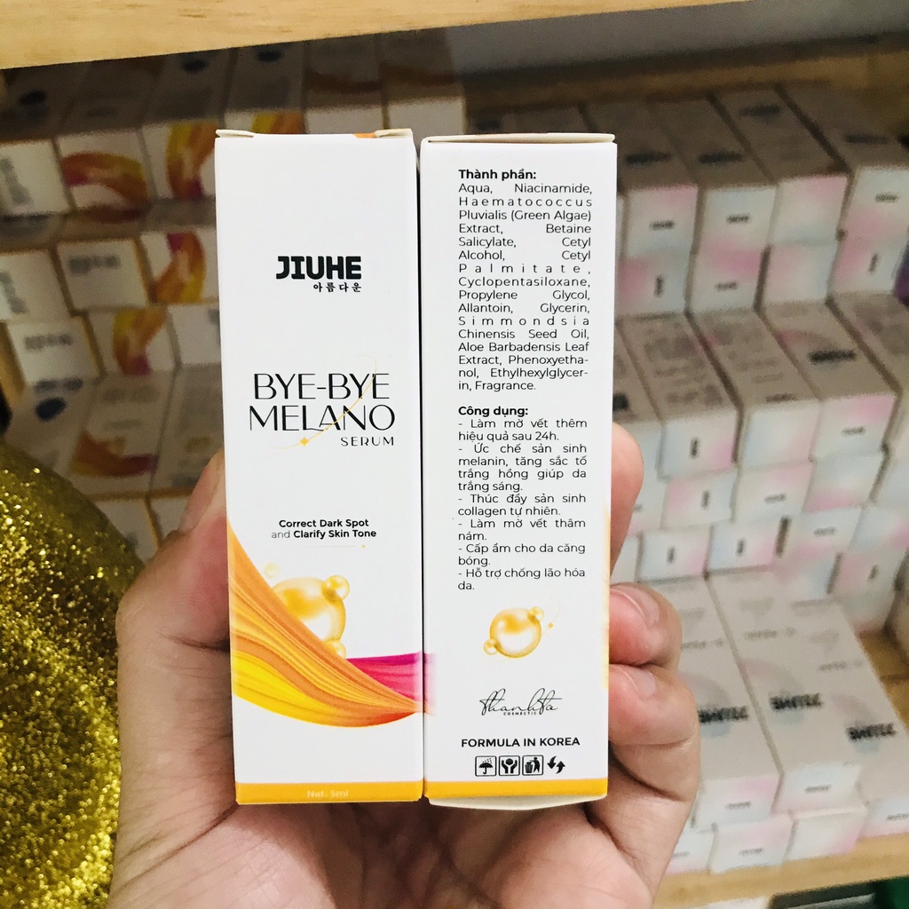 Serum Giảm Thâm Jiuhe Bye-Bye Melano 5ml Chính Hãng