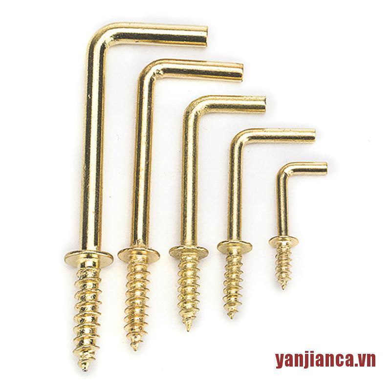 Bộ 10 móc sắt treo đồ hình chữ L 7 kiểu dáng