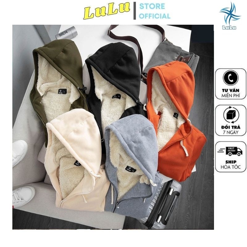 Áo hoodie đôi chất nỉ basic Wado cho mùa thu đông dáng unisex form ôm nỉ lông cừu