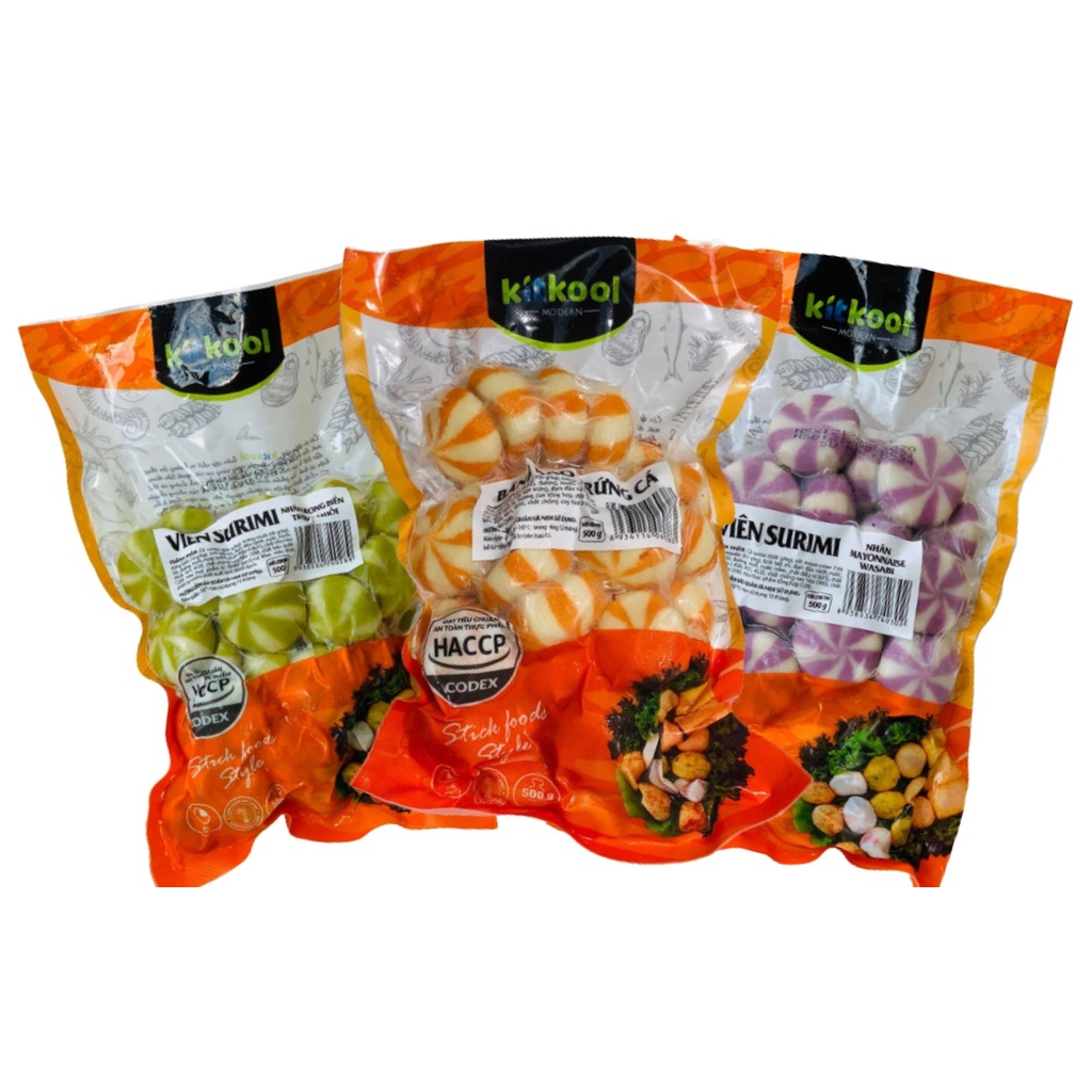 [SHIP HCM] Viên surimi/topping thả lẩu Kitkool 500g