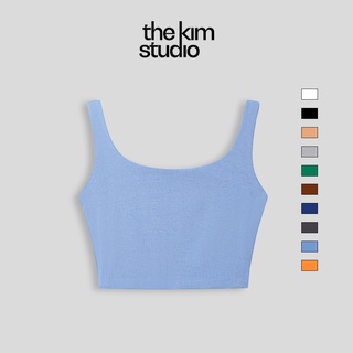 Ảnh chụp Áo croptop hai dây cotton may 2 lớp vải TheKim, áo thun body dáng lửng cho nữ A108 tại Hà Nội