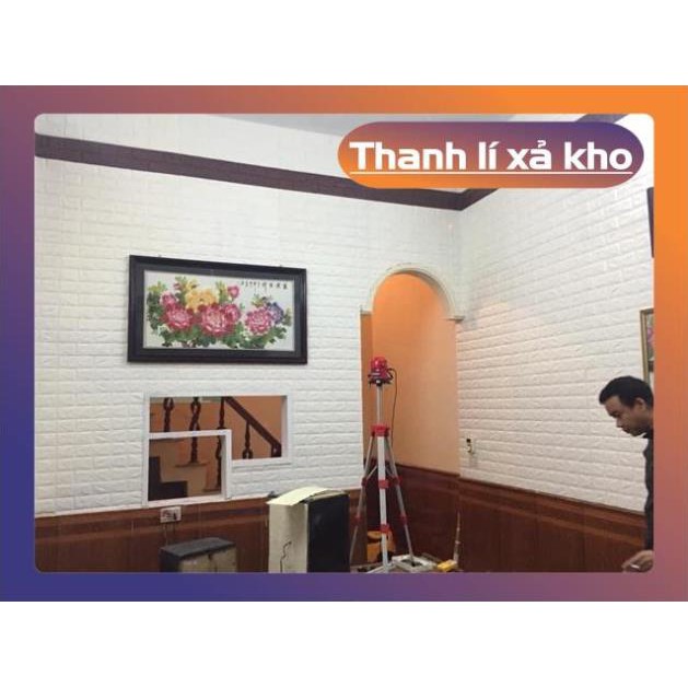 XẢ KHO Mua Lẻ Rẻ Như Sỉ Xốp dán tường 3D giả gạch cách âm, chống ẩm Đồ Gia Dụng BinBon