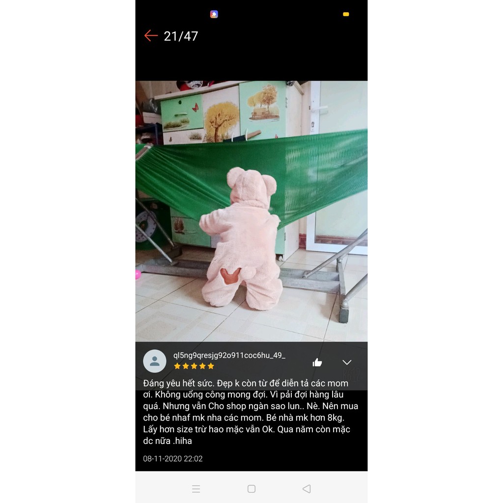 - Body gấu lông cho bé cực yêu 6-18kg -shubishop