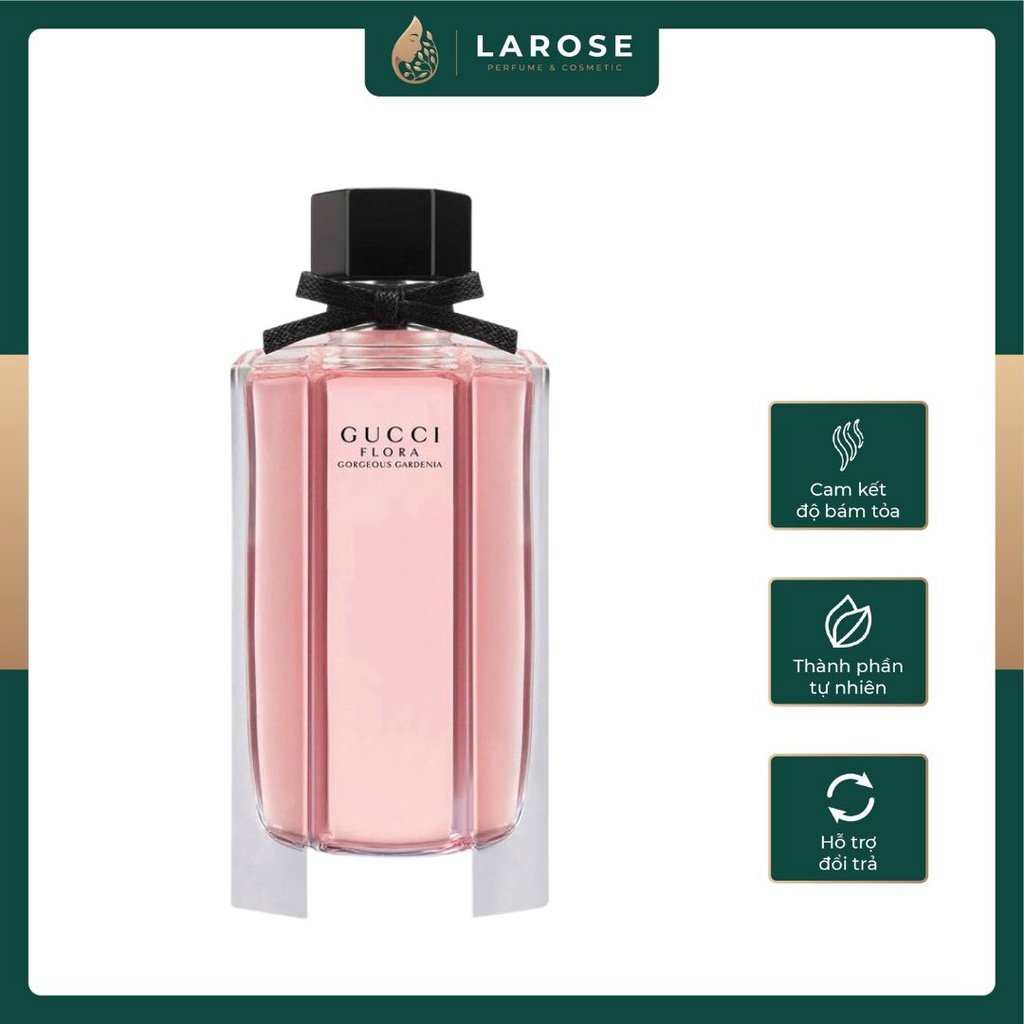 Nước Hoa Nữ Gucci Flora Gorgeous Gardenia EDT Ngọt Ngào, Cuốn Hút 100ml - Larose Perfume