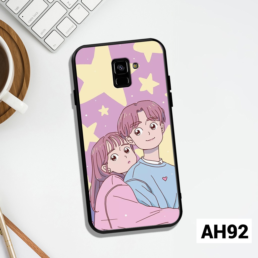 Ốp lưng Samsung Galaxy A6 2018 - A6 Plus - A8 2018 - A8 Plus in hình chibi thần tượng BTS