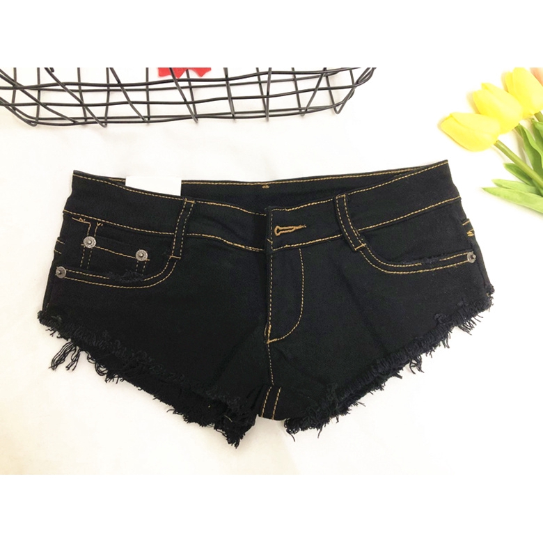 DUNEA COD Quần đùi jean quyến rũ kiểu hàn quốc quyến rũ cá tính