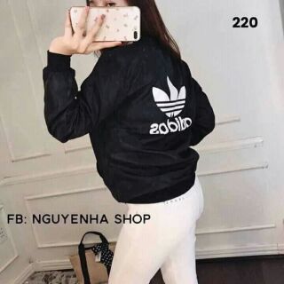 Áo khoác bomber da lộn