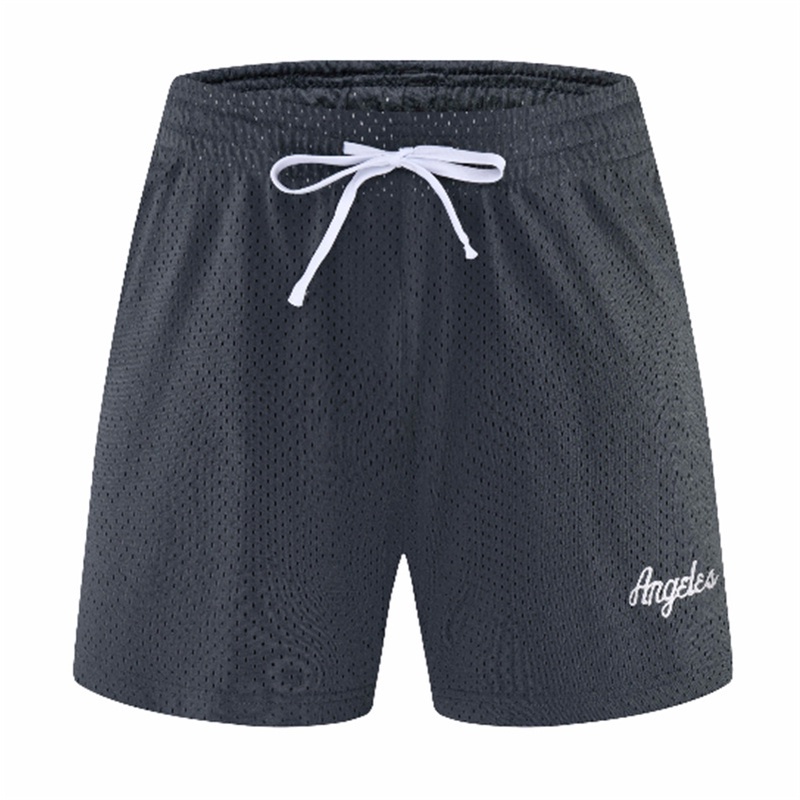 Hàng Bán Chạy Quần Short Thể Thao Đi Biển Lưng Thun Phối Lưới Hai Lớp Phong Cách Los Angeles Thời Trang Unisex Dễ Phối Đồ