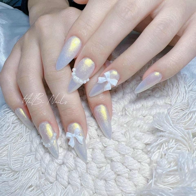 Sơn gel ngọc trai nail , gel ánh trai 3d 15ml