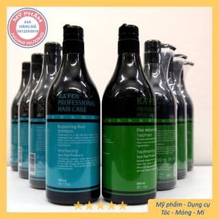 [Hàng cho Salon] Gội hấp kafen 800ml siêu mềm mượt, dưỡng tóc, rất dôi